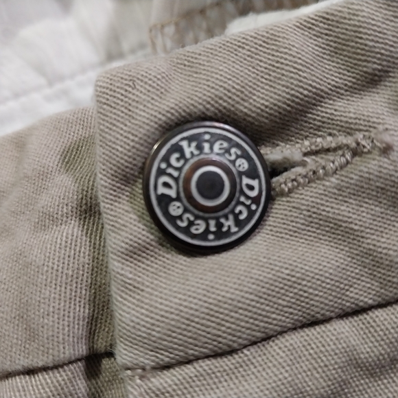 Dickies Juniors Women's Sz.11 Beige Chinos Classic Straight Leg Cotton Blend - Picture 11 of 13